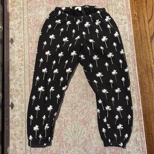 Spiritual Gangster Black and White Jogger Sweatpants